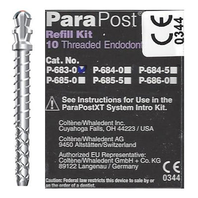 Coltene ParaPost XT Size 3 - Titanium Alloy Post - P683-0 Brown .036 Coltene ParaPost XT Size 3 - Titanium Alloy Post - P683-0 Brown .036